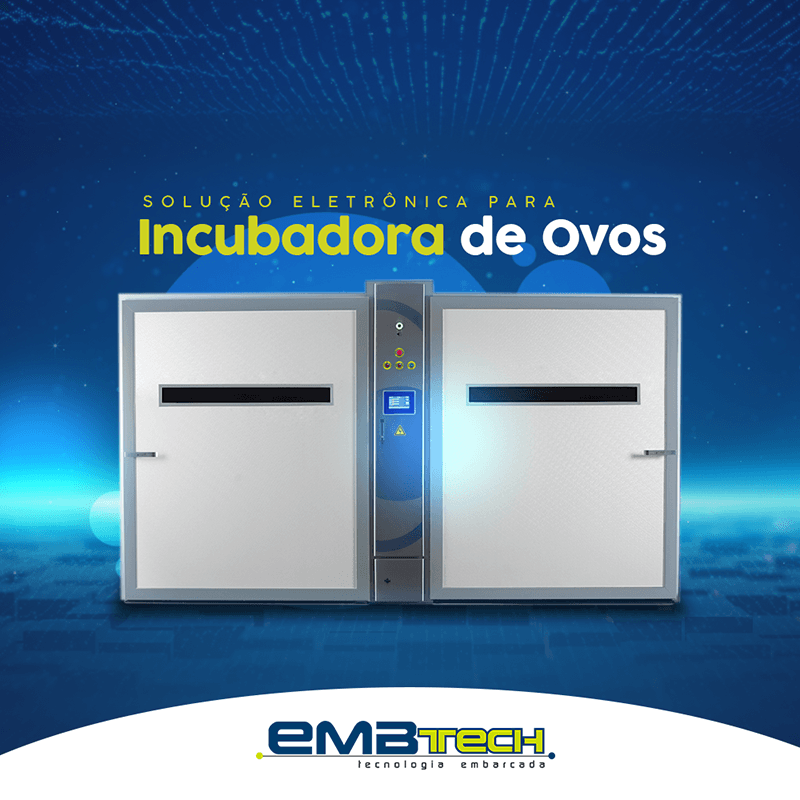 Solução eletrônica para incubadora de ovos