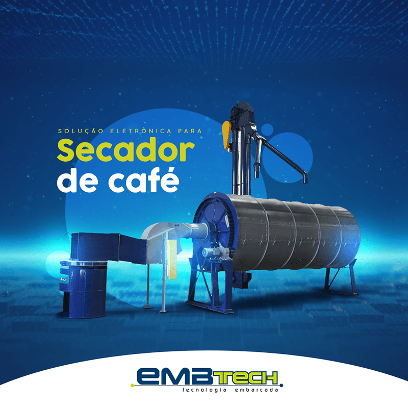 Solução eletrônica para secador de café