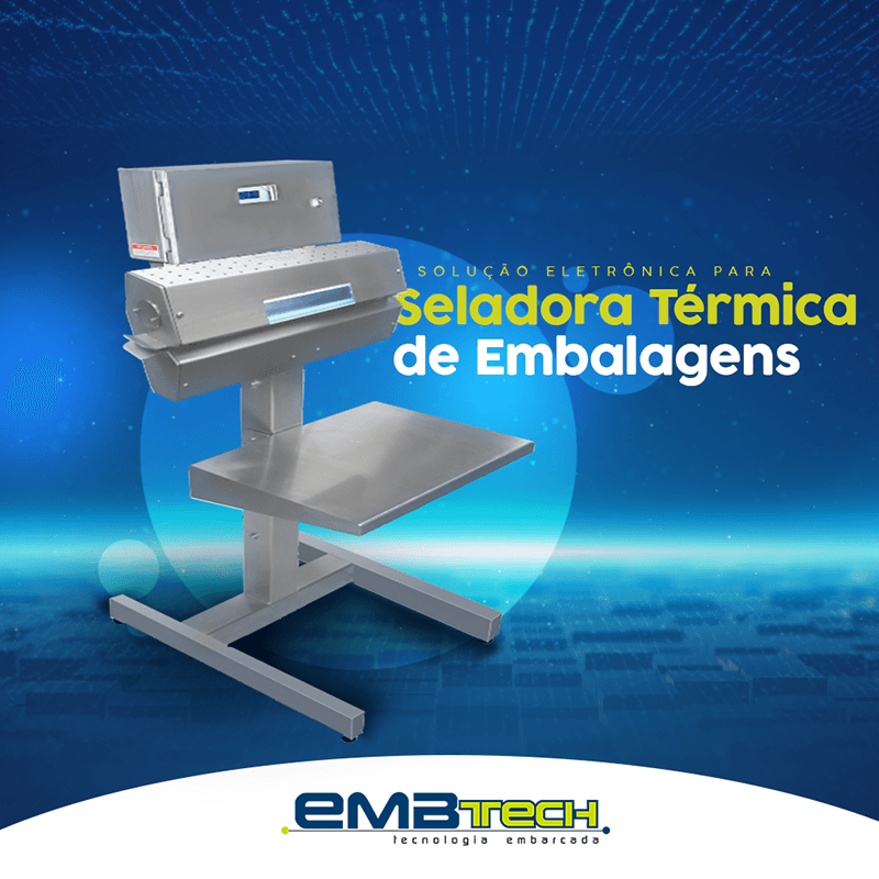 Solução eletrônica para seladora térmica de embalagens